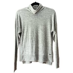 Abercrombie & Fitch Women's Turtleneck Soft Cozy Sweater Long Sleeve Gray Size S